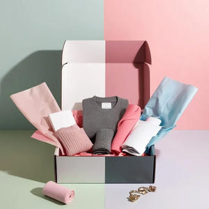 Boîte d'emballage de vêtements avec logo personnalisé Offre Spéciale Boîte d'expédition d'accessoires de mode Boîte en carton ondulé - Product Image 1