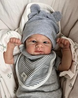 Poupée Reborn réaliste de 18 pouces en vinyle souple, jouet pour enfants, cadeau, vente en gros, personnalisable