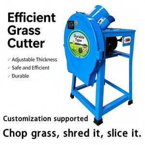 Hacheuse de fourrage 1kW 220V pour les agriculteurs du Bangladesh, coupe l'herbe à éléphant <span class=keywords><strong>et</strong></span> <span class=keywords><strong>le</strong></span> chou pour les chèvres, 100 kg/h CE - Product Image 4