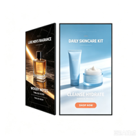 Écran publicitaire LCD mural ultra-fin à haute luminosité de 32/43/55/65/75 pouces, signalisation numérique avec logo personnalisé