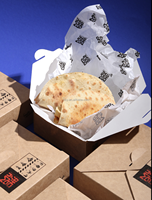 Emballage de fast-food français en papier kraft jetable personnalisé boîtes de hamburger poulet frit frites à emporter