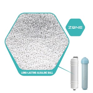 ZONE PH 10+ 3ème génération – Média filtrant à billes alcalines pour l'eau avec une productivité de 500 L/heure, adoucissant, garantie 1 an - Product Image 2