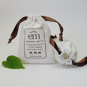 Pochette cadeau en coton écologique recyclable, petit sac à cordon personnalisé avec logo pour parfums, bijoux, cosmétiques, cils, boucles d'oreilles - Product Image 3