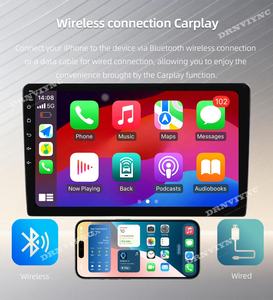 Autoradio Android 13 Qualcomm 8 cœurs, écran universel de 9 pouces, Carplay, navigation GPS, système multimédia, lecteur <span class=keywords><strong>DVD</strong></span> de voiture, stéréo vidéo - Product Image 3