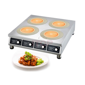 Fornello a Induzione Commerciale da Tavolo in Acciaio Inox a <span class=keywords><strong>4</strong></span> Fuochi 2500W, Piano Cottura Elettrico a <span class=keywords><strong>4</strong></span> Piastre all'Ingrosso - Product Image 6
