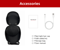 Cappello per Terapia a Luce Rossa Wireless OEM ODM 630nm 660nm 810nm 830nm 850nm 940nm LED a Infrarossi per Uso Domestico Portatile per il Benessere del Cuoio Capelluto