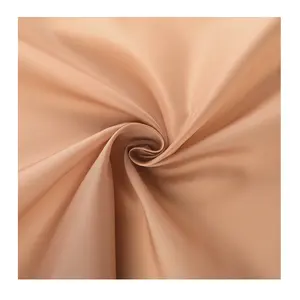 Low Price 60gsm Solid Color 210T 100% Polyester Taffeta PD Lining Fabric For Clothing Garments