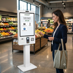Quiosco de Autoservicio Moderno y Minimalista de 21.5 Pulgadas con Pantalla Táctil para Cafeterías y Bistrós - Product Image 2