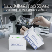 WIPESTAR 100% Wood Pulp Wiping Paper 280Sheets High Absorbency Industrial Delicate Task Wipers for Lab Spectrometer Optical Lens