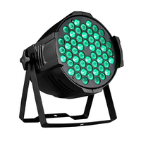 Luz LED Par RGBW 4 en 1 de 54*3W, Carcasa de Aluminio, DMX512, Activación por Sonido, para DJ, Escenarios Interiores, Ambiente, Bodas, Bares, KTV
