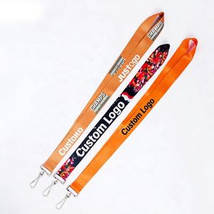 Office Badge Hanging Rope Heat Transfer Printing Word Exhibition and Sales Promotion ID Card <b>Polyester</b> <b>Lanyards</b> with logo Custom - Product Image 3