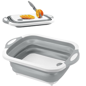 Bassine de lavage pliable en <span class=keywords><strong>plastique</strong></span> pour la maison avec panier égouttoir et <span class=keywords><strong>planche</strong></span> <span class=keywords><strong>à</strong></span> <span class=keywords><strong>découper</strong></span> pliable pour évier ou <span class=keywords><strong>planche</strong></span> <span class=keywords><strong>à</strong></span> <span class=keywords><strong>découper</strong></span> - Product Image 3
