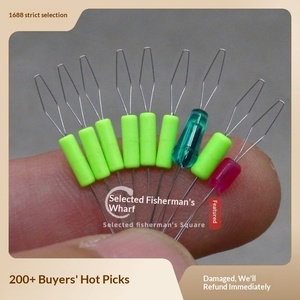 Perles d'espacement carrées anti-emmêlement <span class=keywords><strong>de</strong></span> qualité compétition en caoutchouc Fisherman's Wharf pour la construction <span class=keywords><strong>de</strong></span> cannes à pêche - Product Image 4