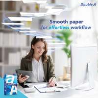 Papel de copia de uso de suministro de precio más bajo A4 80gsm Pulp Office Papel de copia A4 blanco doble 80 Gsm (210mm X 297mm)