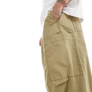 <span class=keywords><strong>Pantaloni</strong></span> sportivi Casual in cotone 100% da <span class=keywords><strong>uomo</strong></span> su misura <span class=keywords><strong>pantaloni</strong></span> Cargo con paracadute a palloncino oversize e chiusura in vita con elastico alto - Product Image 3