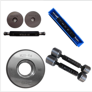 उच्च गुणवत्ता वाले मीट्रिक थ्रेड गेज थ्रेड रिंग प्लग गेज थ्रेड रिंग गेज - Product Image 3