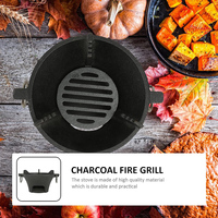 Gril de table Offre Spéciale en fonte Gril à charbon de bois Style japonais Hibachi Grill Portable Barbecue Poêle Net