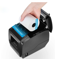 Papier de caisse enregistreuse POS sans BPA, marque MX, 80*80mm, vente en gros, avec impression de logo