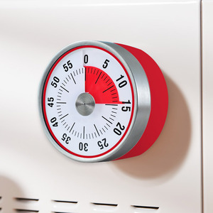 Temporizador de cocina mecánico YIZHI, reloj de Cuenta regresiva Manual <span class=keywords><strong>Visual</strong></span> de 60 minutos con soporte magnético trasero, no se requieren baterías - Product Image 3