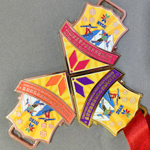 ميدالية معدنية مخصصة للتزلج على الجليد في فصل الشتاء ، جائزة مسابقة التزلج والرقص ، ميدالية معدنية رياضية مزلجة - Product Image 3