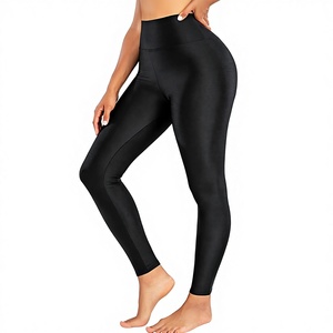 <span class=keywords><strong>Leggings</strong></span> da Yoga a Vita Alta per <span class=keywords><strong>Donna</strong></span> Sghenr, Controllo Pancia, Elastico in Vita, Spandex/Nylon, Tinta Unita Lucida - Product Image 1