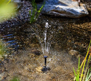 आउटडोर सौर फव्वारा पंप सौर पानी के फव्वारे उद्यान सजावटी पनडुब्बी किट पानी पंप के लिए पूल तालाब पक्षी स्नान - Product Image 6