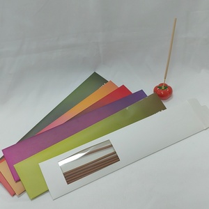 Bâtons d'encens aux huiles essentielles biologiques, 8 pouces, parfum pur de musc, bois de santal et encens, emballés en boîtes, arômes naturels d'encens - Product Image 4