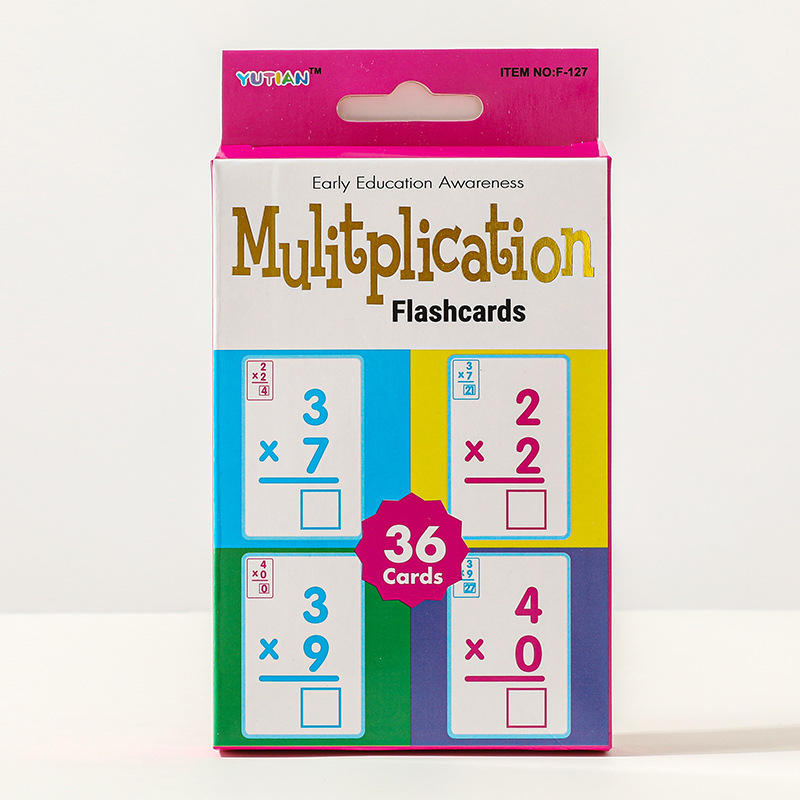 36 Tableaux de multiplication de feuille d'or