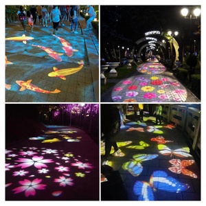 300 Wát ngoài trời không thấm nước LED quảng cáo gobo chiếu ánh sáng IP67 Logo Pattern Rotation multigraph chuyển đổi chiếu ánh sáng - Product Image 3