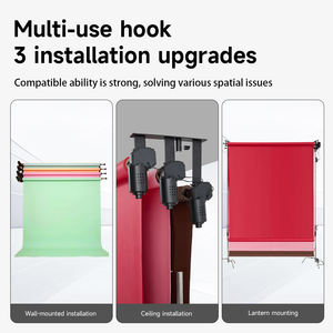 ระบบมอเตอร์ไฟฟ้าสำหรับม้วนฉากหลังแบบ 2/3/<span class=keywords><strong>4</strong></span>/6 ช่อง พร้อมรีโมทไร้สาย สำหรับผ้ามัสลินและม้วนกระดาษ - Product Image 5