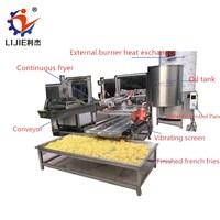 3000 Kg/u 1/4 "3/8" Crinkle Gesneden Bevroren Aardappel Frietjes Maken Machinelijn Wave Chips Frituren