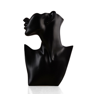 Witt, decoración de escritorio para el hogar, proceso de resina, el silencio es una figurita dorada, máscara abstracta negra y dorada, piezas de exhibición de joyería - Product Image 6