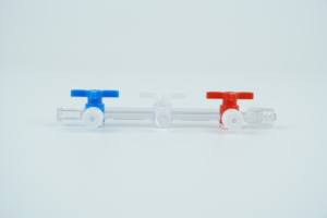 Colector desechable de 2 y 3 vías con Luer Lock para sets de infusión, colectores de plástico de tres vías con conexión derecha para cardiología, OEM/ODM - Product Image 5