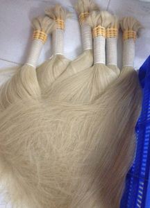 Natural Black HD Lace Glueless <b>Wig</b> Colored bulk hair for Women Soft Silky Double Drawn Human Hair Weave Bundles - Product Image 2