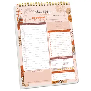 Wholesale Custom Personalized Notepad With Logo Printing Tear Off Weekly Planner Sticky To Do List Office