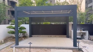 Egli nuovo stile di giardino esterno e cortile impermeabile Gazebo giardino Pergola Pergola in alluminio esterno - Product Image 6