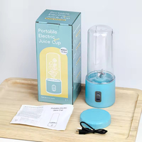 Mixeur Électrique USB Portable et Mini, Outil de Cuisine Rechargeable Multi-Fonctionnel, Extracteur de Jus