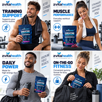 Gummies de créatine monohydrate sans sucre et faibles en glucides pour adultes - Favorise la croissance musculaire et l'énergie - Certifié GMP
