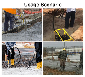 GZD Hocheffizienter Betonvibrator 5,5 PS Benzinbetriebener Interner Betonvibrator für Bauarbeiten - Product Image 6