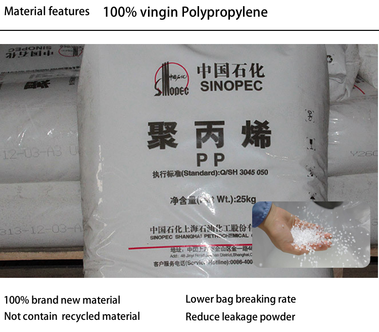 20kg - 50kg Polypropylene Valve Cement Bag Laminated Empty PP Bags