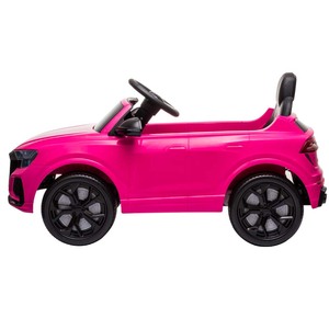 Auto <span class=keywords><strong>de</strong></span> Juguete RSQ8 Rosa con Licencia Oficial, Eléctrico con Batería para Niños, con Control Remoto 2.4G y Reproductor <span class=keywords><strong>de</strong></span> Música - Product Image 4