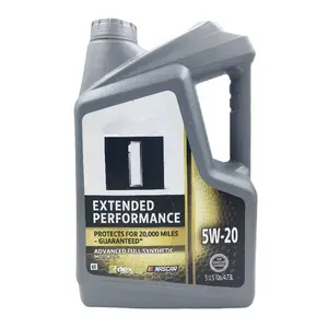 Gold Mobil 1 5W20 motor oil 5w30 mobil 1 engine oil fully synthetic engine oil 5QT fit for all automotive
