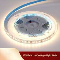 Bande LED flexible Lifong IP20 en cuivre 24V SMD 2835, 120 LED/m, 10W/m, Ra90, dimmable, haute densité, 5m, garantie 3 ans, 50000 heures