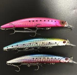 SUPERIORFISHING Minnow 23g yavaş batan minnow cazibesi uzun döküm decoys pesca cazibesi balıkçılık lures M298