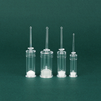 Ampoules en plastique transparentes vides de 1 ml, 2 ml, 3 ml, 5 ml, 10 ml, 15 ml, 20 ml, flacons ronds transparents personnalisés pour sérum pour le visage