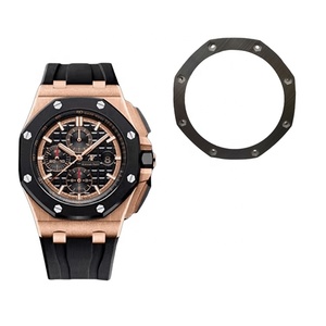 Sisipan Bezel Keramik Hitam 44mm untuk Jam Tangan Otomatis AP 44mm <span class=keywords><strong>Chronography</strong></span> 26400 26401 26405 Asli - Product Image 1