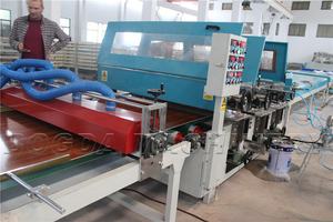 Feuille de marbre PVC à grande vitesse de 1300mm trois rouleaux machine de revêtement UV d'impression d'huile à haute brillance - Product Image 4