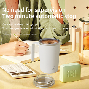 Taza de Café Eléctrica Recargable por USB, Taza Térmica Portátil con Autoagitación Magnética - Product Image 4