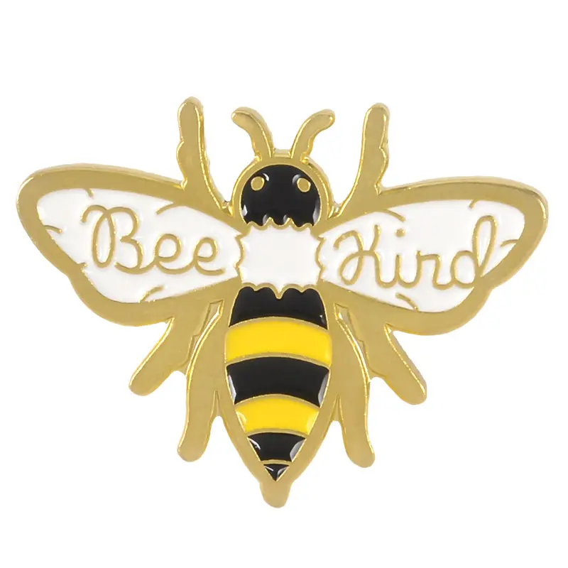 Cartoon Broche Dier Accessoires Broche Alloy Bee Broche Badge Voor Kleding Emaille Pin Maker