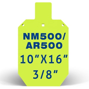 10x16 "x 3/8" ar500 thép idpa chiêng thân hình bóng chụp mục tiêu - Product Image 1